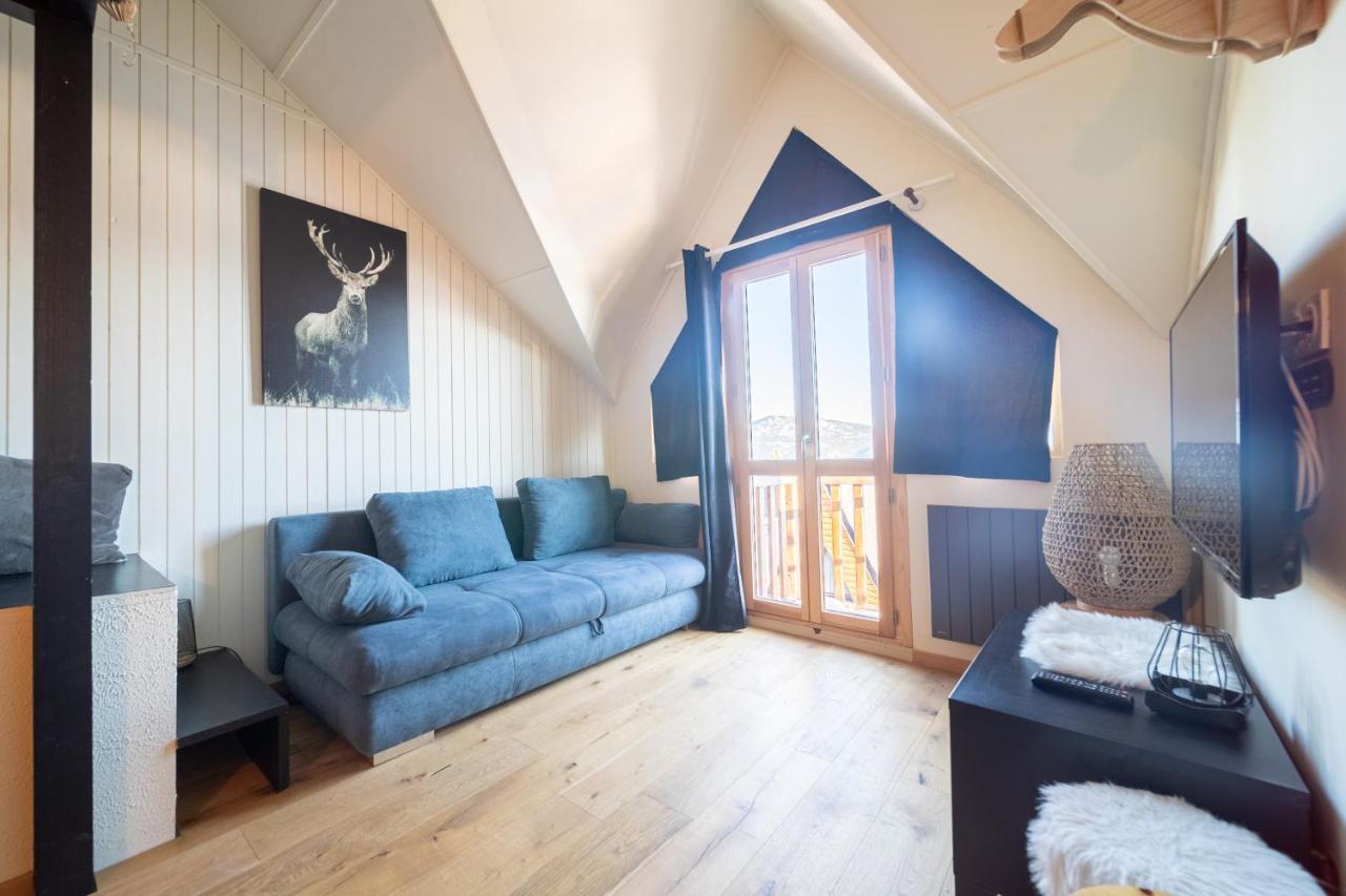 레 장글 Le Cerf - Duplex Avec Superbe Vue Montagne 아파트 외부 사진